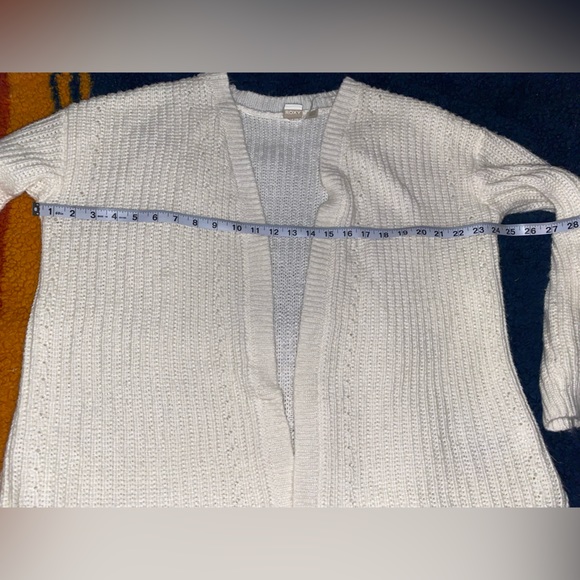 Roxy Off White Oversized Cardigan in size XS - Picture 5 of 8